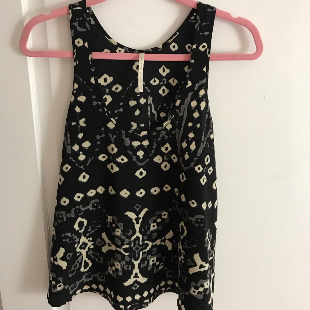Pattern Silk Top
